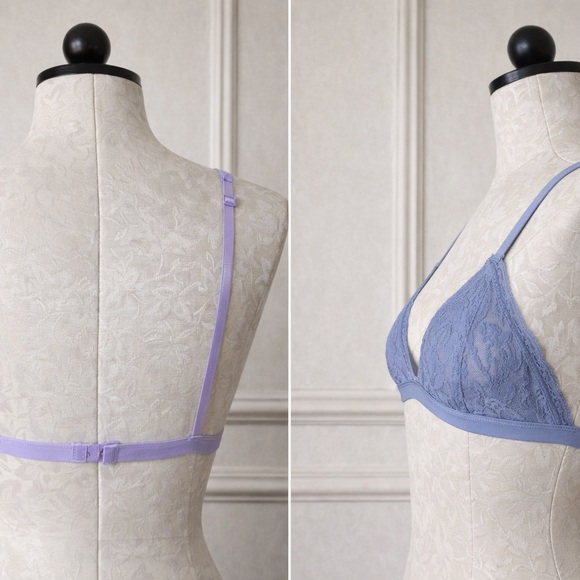 Lace Triangle Bralettes - Picture 3 of 3